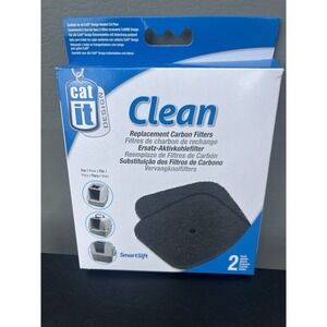 Catit Replacement Carbon Refill Filters for Hooded Cat Litter 50705 (2-Pack)